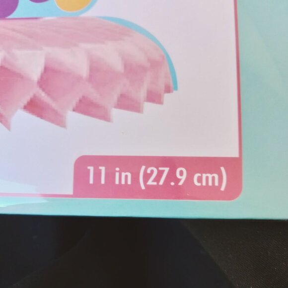 Pink Flamingo Centerpiece Tropical Flowers Palm Leaves 11 In Summer Pool Party - Picture 4 of 6